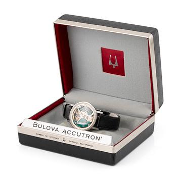 Bulova, Accutron, “Spaceview” wristwatch, 35 mm.