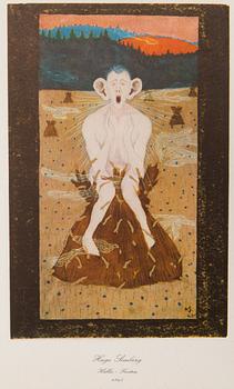 Hugo Simberg, "Akvarelleja-Akvareller", 20 kpl ofsett -painokuvia, WSOY Porvoo 1958.