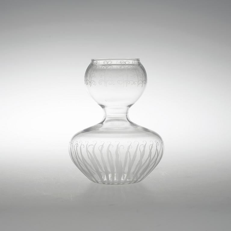 VAS, glas. Ingeborg Lundin, Orrefors 1949.