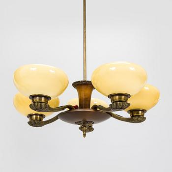Paavo Tynell, taklampa, 1376/5, Taito, 1930-luku.