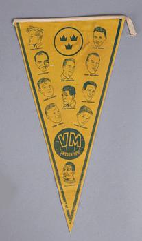 VIMPEL SAMT PROGRAM 2 st, Fotbolls VM, Sverige 1958.