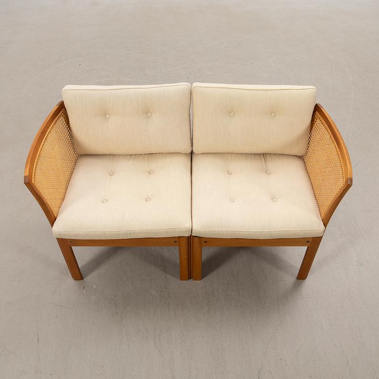 Illum Wikkelsoe, sofa, two-seater, "Plexus", Silkeborg, Denmark, 1970s.