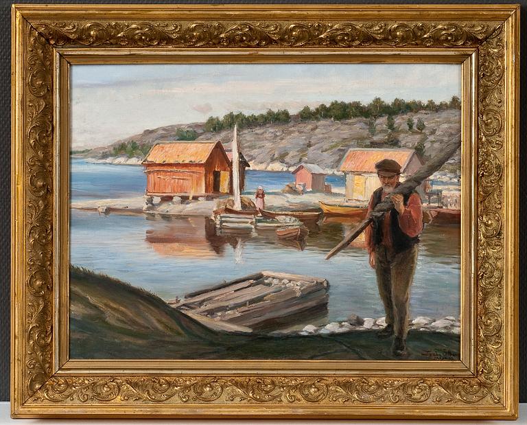 Bror Tycho Ödberg, SAARISTON ASUKAS.
