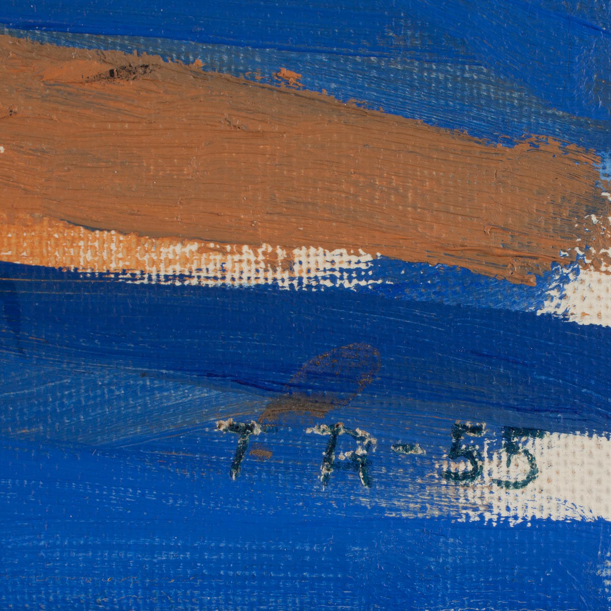 TORSTEN RENQVIST, olja på duk, monogramsign o dat -55.