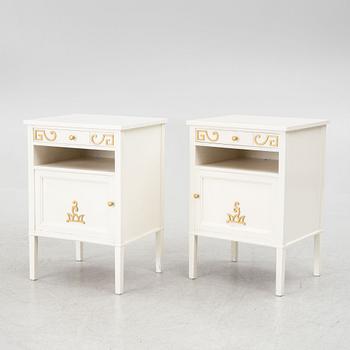 Sängbord, ett par, 1930/40-tal.