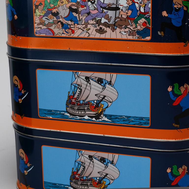 14 Tin-Tin biscuit tins, late 20th/21th century.