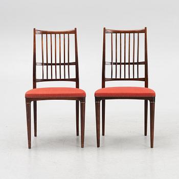 Svante Skogh, stolar, 6 st, ”Cortina”, Säffle möbelfabrik, 1960-tal.