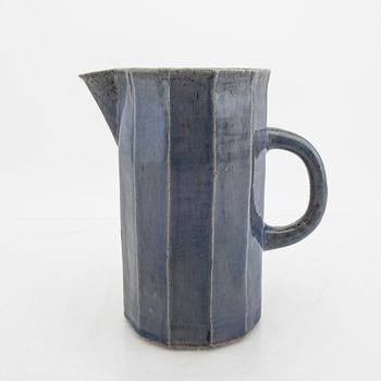 Signe Persson-Melin, a glazed ceramic pitcher, signed by hand. numbered 131, C540 och dated 1982, Rörstrand.