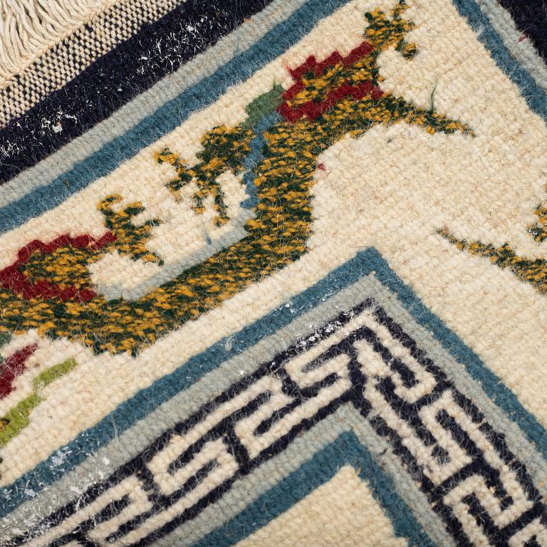 Rug, old, Tibet, ca 174 x 90 cm.