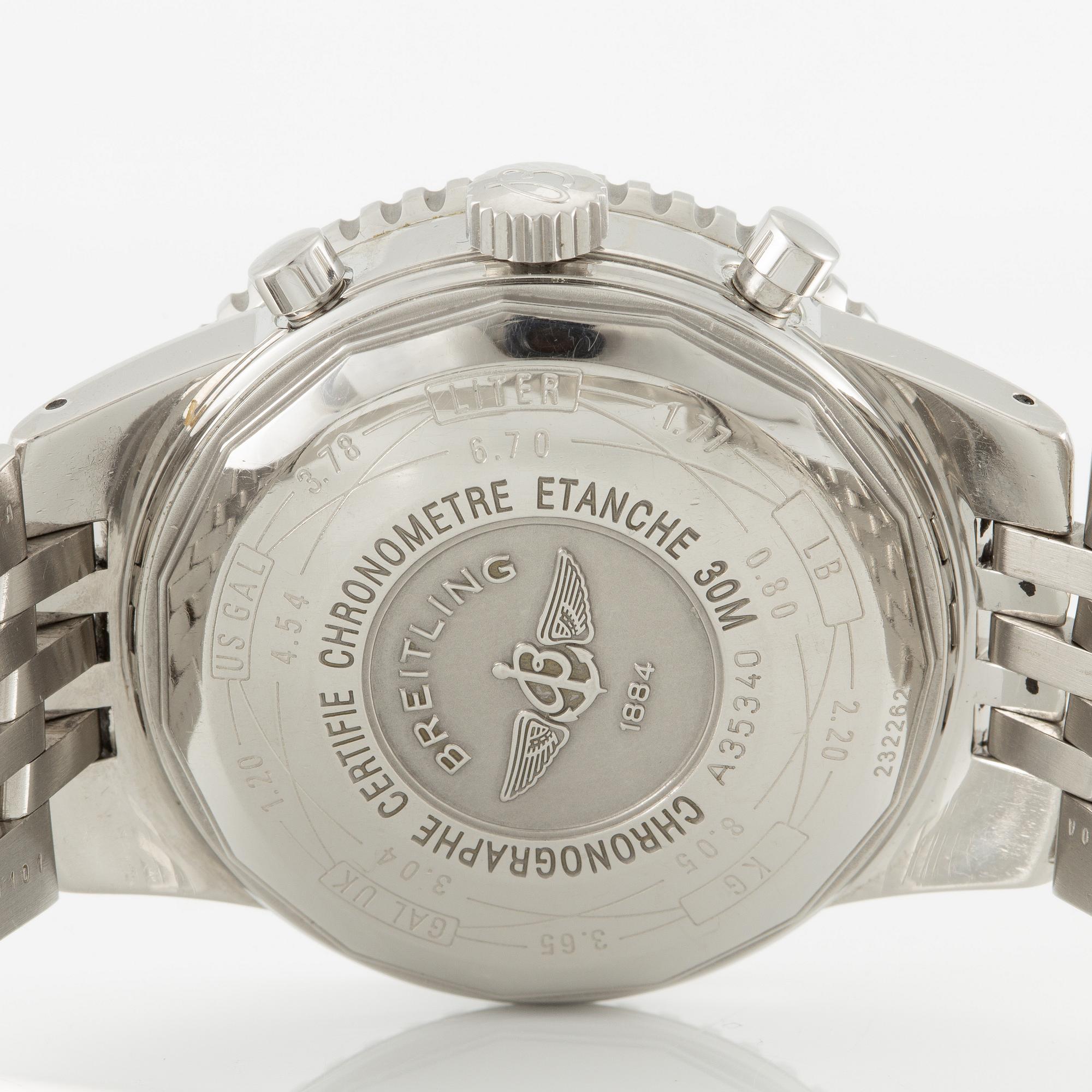 Breitling, Navitimer Heritage, chronograph, wristwatch, 43 mm.