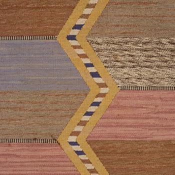 Märta Måås-Fjetterström, A CARPET, "Stigen", flat weave, ca 260,5 x 176 cm, signed MMF.