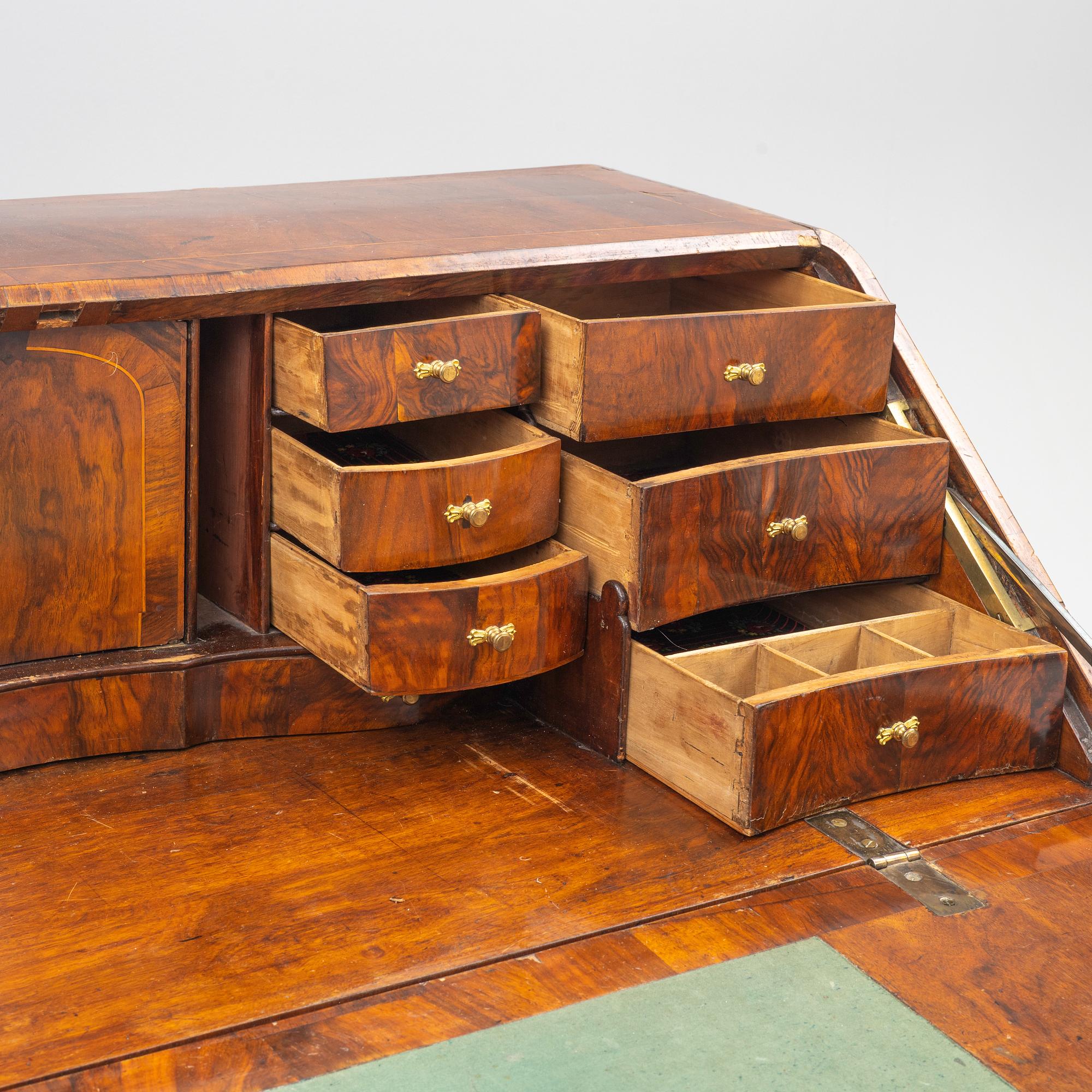 Sekretär, Rokoko, 1700-tal.