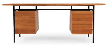 SKRIVBORD, "Large Executive Desk", Florence Knoll, Knoll International, NK:s verkstäder i Nyköping, 1964.