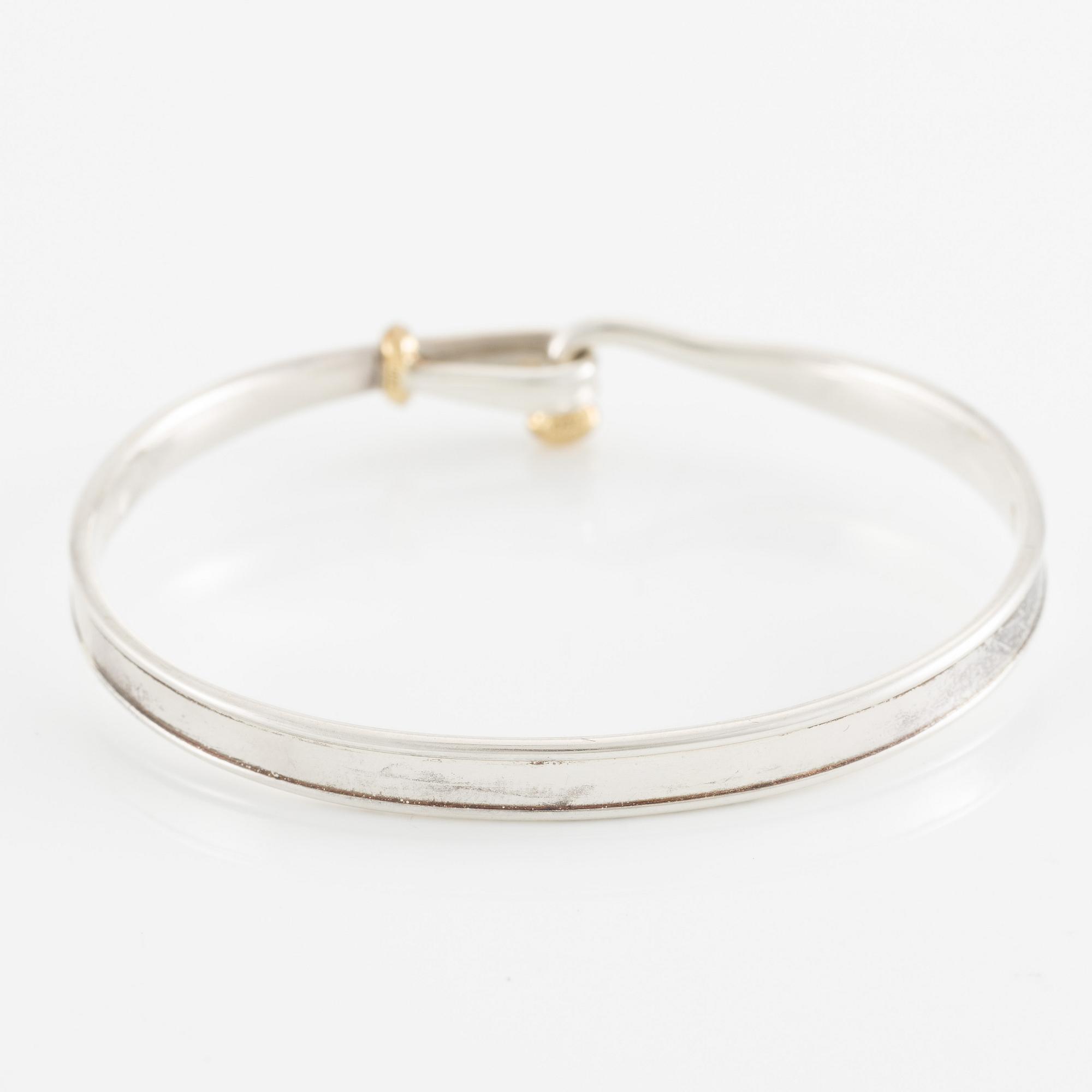 Vivianna Torun Bülow-Hübe, armband sterlingsilver, för Georg Jensen.