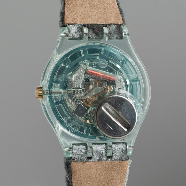 Swatch - Samtgeist Quartz. Plastic. 34mm. Spring/Summer 1995.