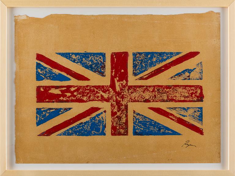 RICHARD RYAN, monoprint, signerad.