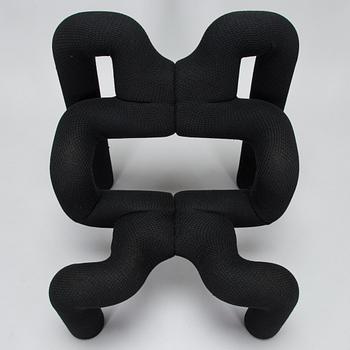 Terje Ekstrøm, fåtölj, "Ekstrem", Stokke Fabrikker, Norge, 1900-talets slut.