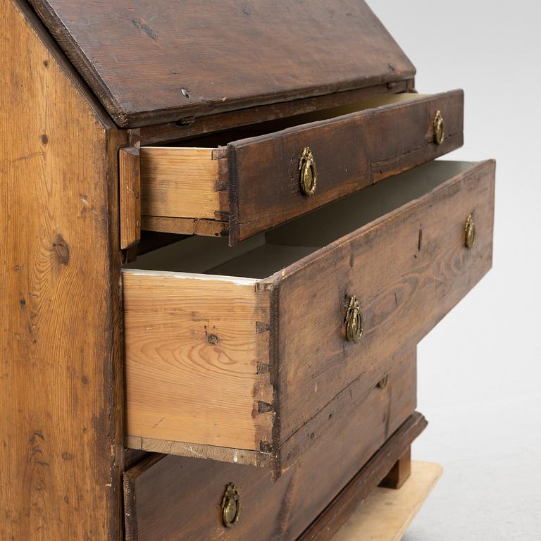 A writing cabinet, 18th Century.