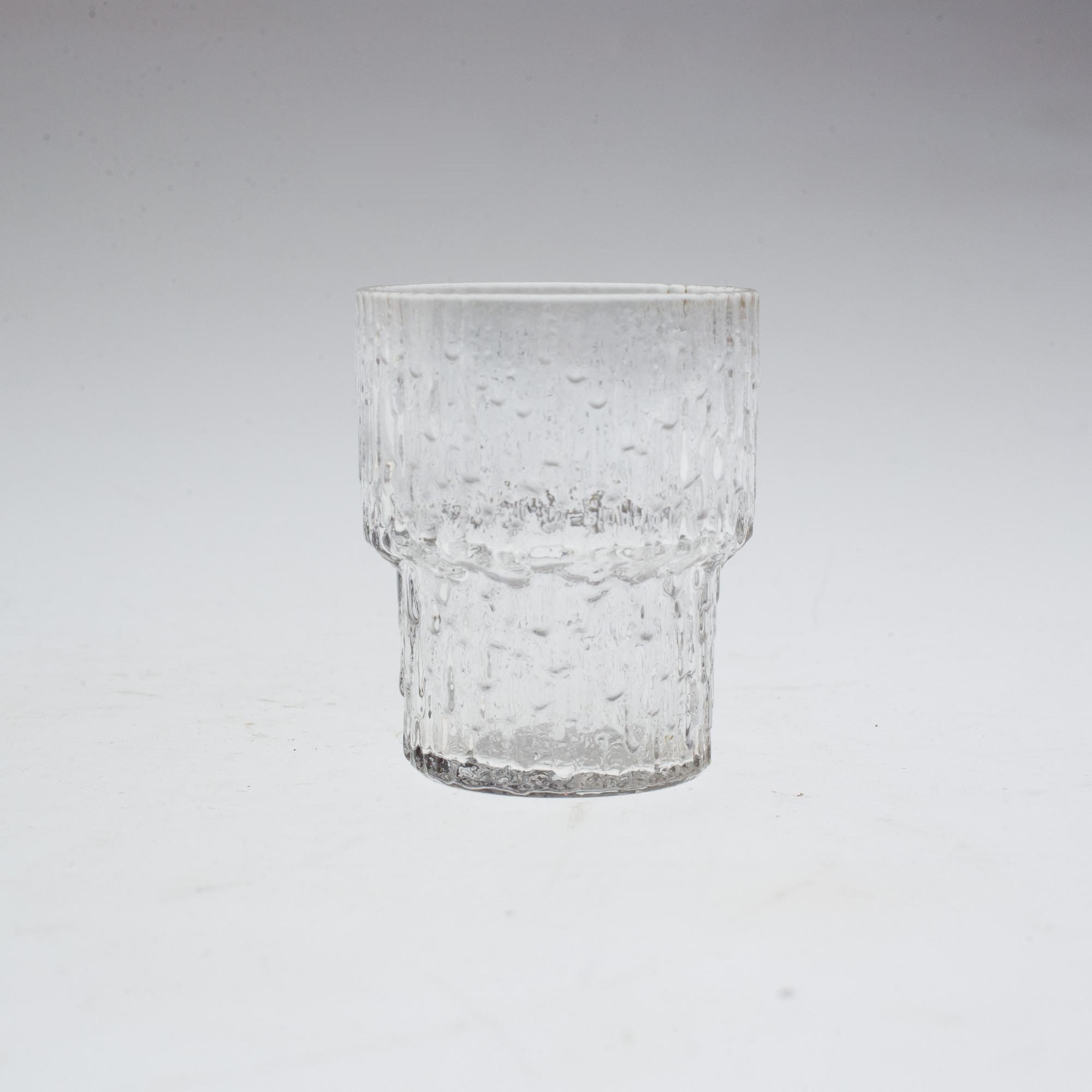 SNAPSGLAS, 7 st, "Paadar", Tapio Wirkkala, Iittala, 1900-talets slut.