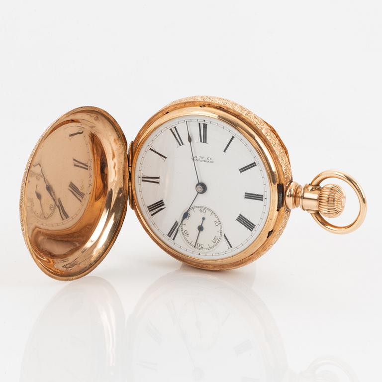 American Watch Company, Waltham, pocket watch, hunter, 48,5 mm.
