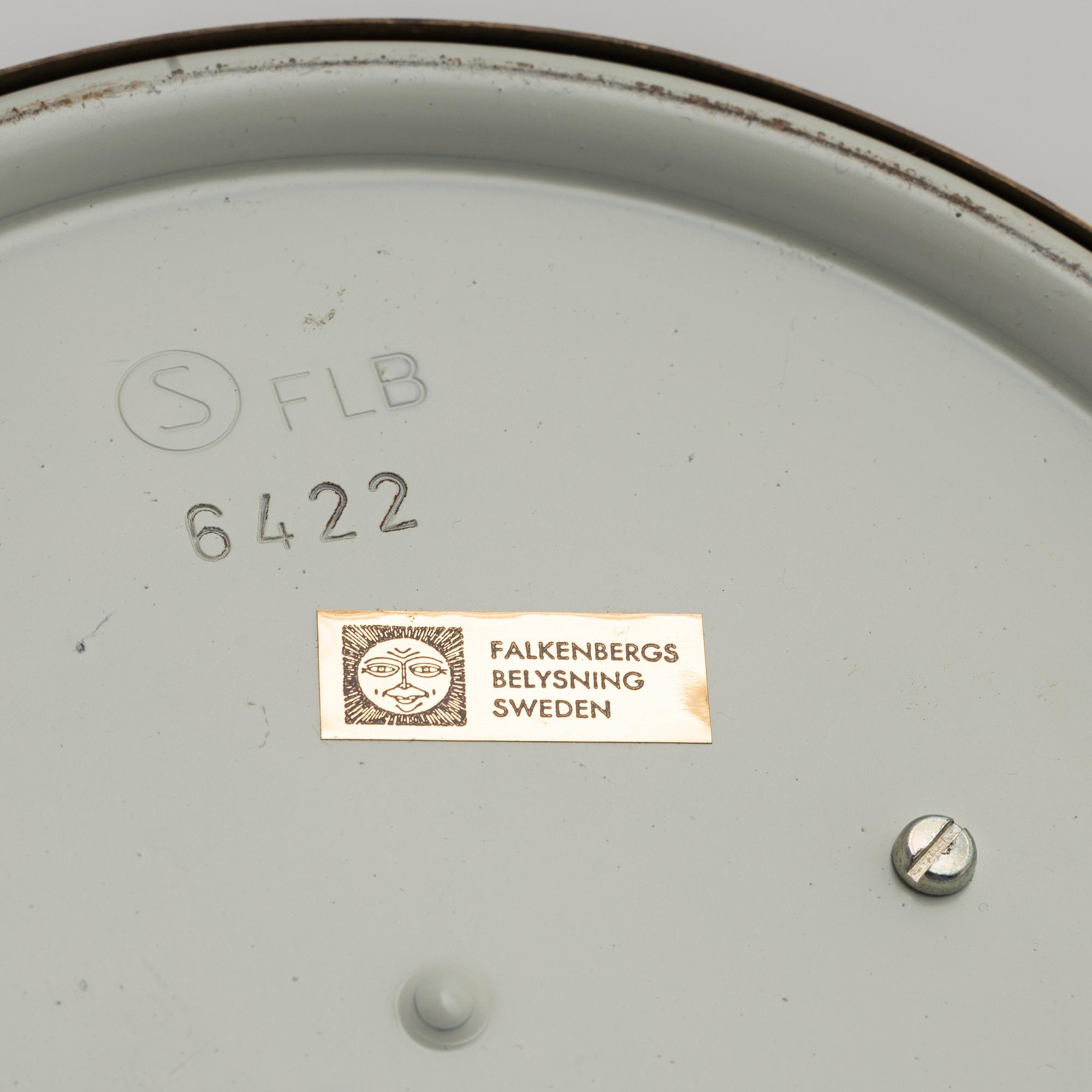 Bordslampor, ett par, Falkenbergs belysning, 1960-tal.