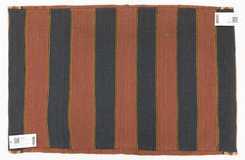 A carriage cushion, flat weave, c 87 x 58 cm, Skåne, circa 1900.