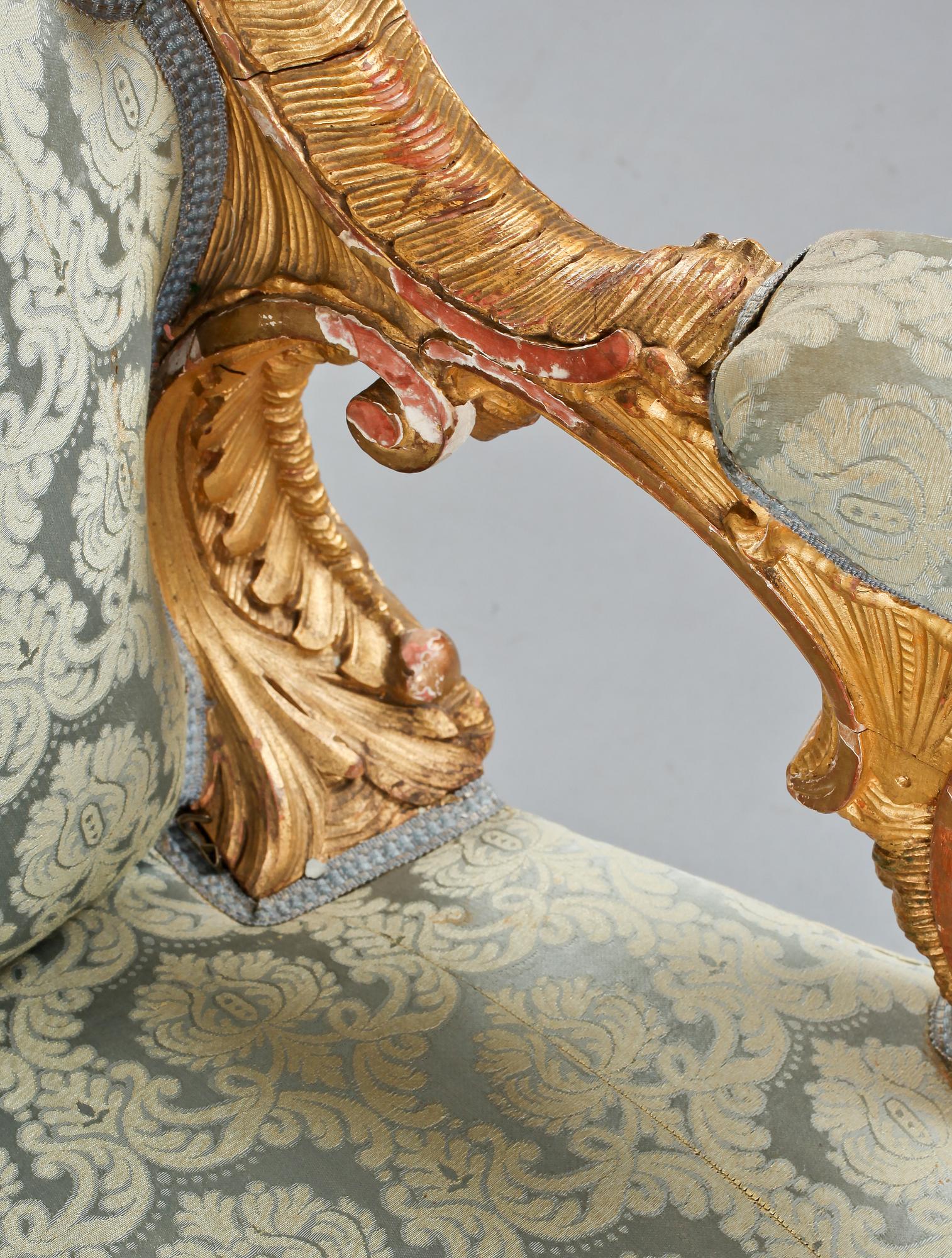 SOFFA, Louis XV-stil, 1900-talets första hälft.