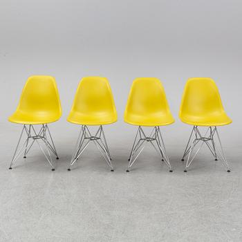 CHARLES AND RAY EAMES, six DSR chairs, Vitra, 2011.