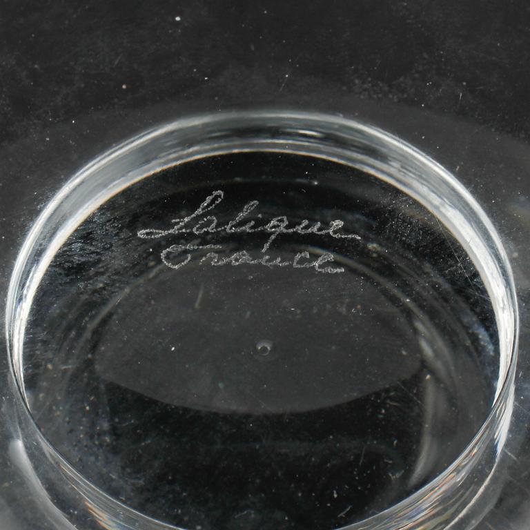 KARAFF, glas, Lalique, Frankrike, 1900-talets andra hälft.