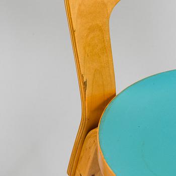 Alvar Aalto, A mid-20th century drop leaf table and chairs for O.Y. Huonekalu-ja Rakennustyötehdas A.B.