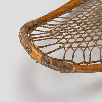A pair of snowshoes, F H CO Wallinford VT US. First half of the 20th century.