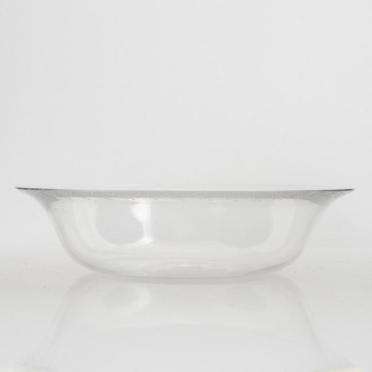 Edward Hald, skål, glas, modell 379, Orrefors.