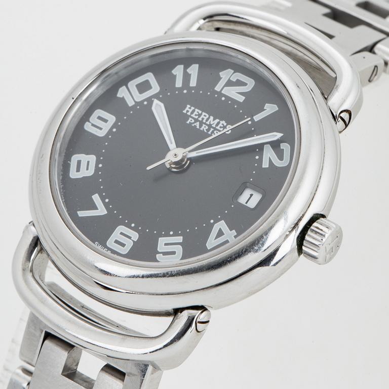 HERMÈS, wristwatch, 25 mm.
