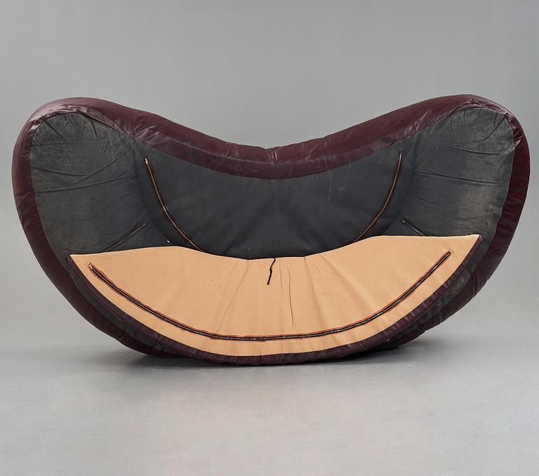 Raphael Raffel / Raphaël, a 'Croissant'  sofa, Maison Honoré, Paris 1970's.