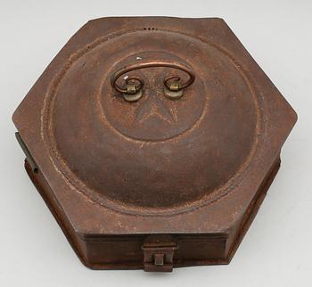 KRYDDSKRIN, plåt,  barock, 1700-tal.