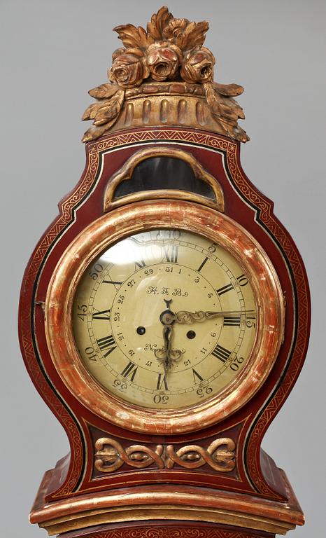 GOLVUR, urtavlan märkt A F B, Norrköping, rokoko, 1700-talets andra hälft.