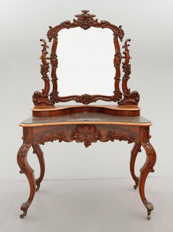 TOALETTBORD, 1800-talets andra hälft.