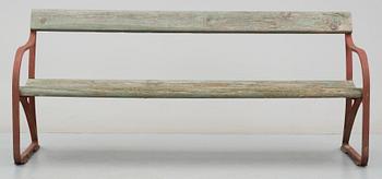 PARKSOFFA, gjutjärn, Näfveqvarn. 1900-tal.