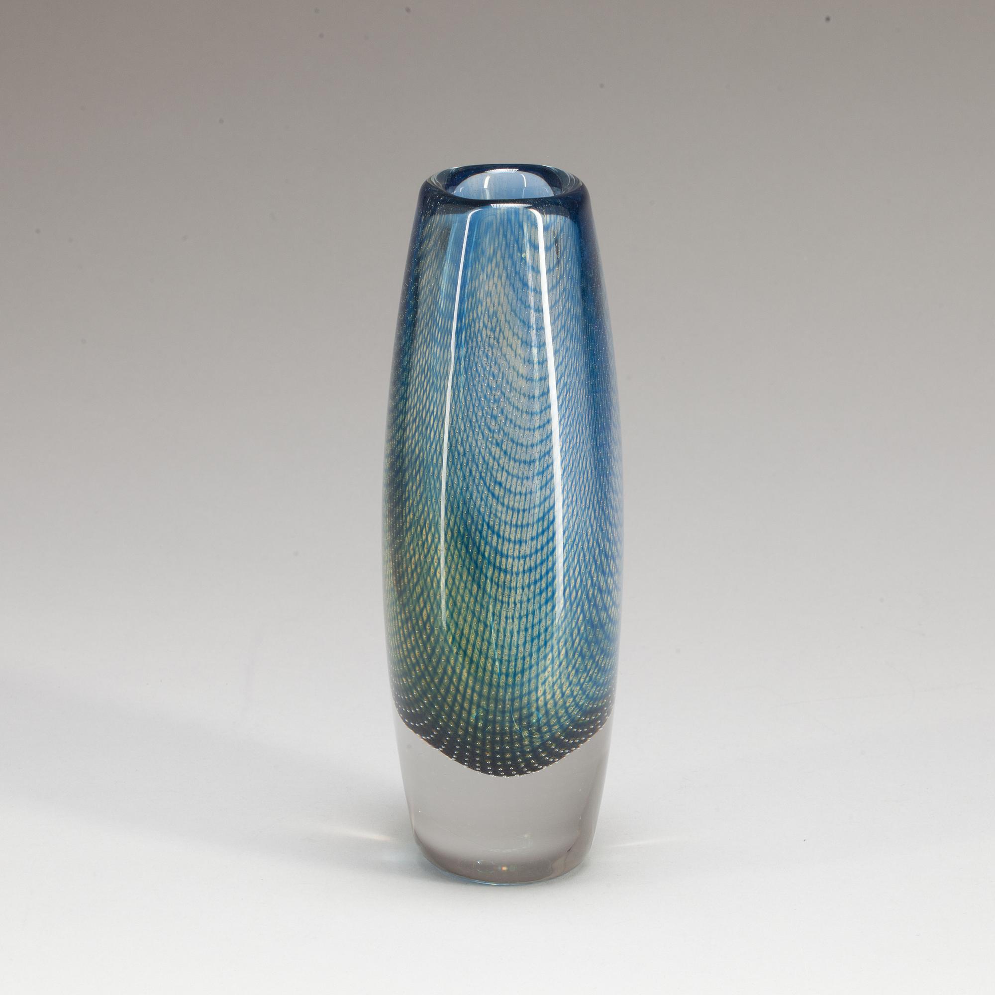 VAS, glas, "Kraka",  Sven Palmqvist Orrefors. Signerad.