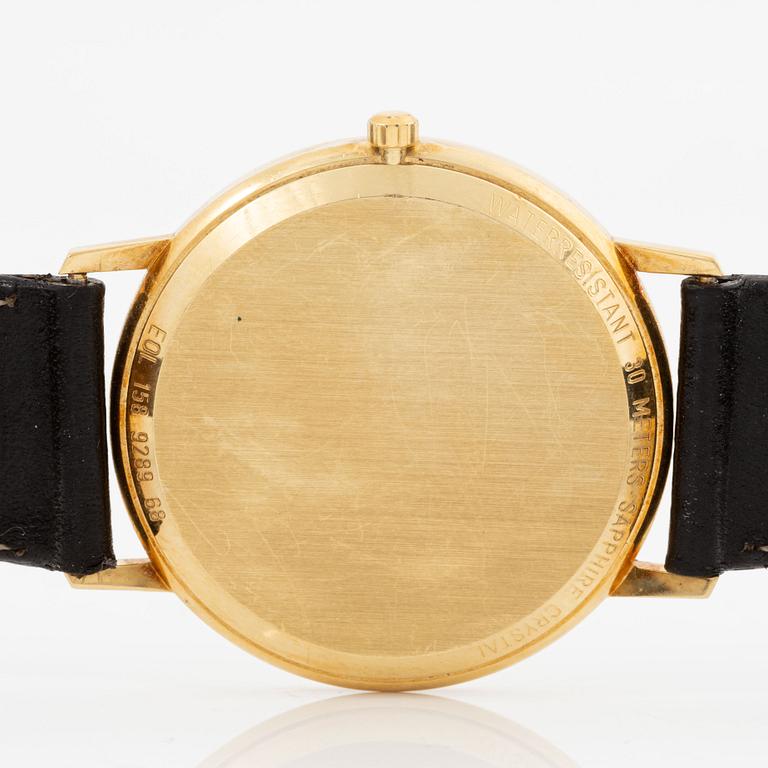 Certina, wristwatch, 18K gold, 33.5 mm.