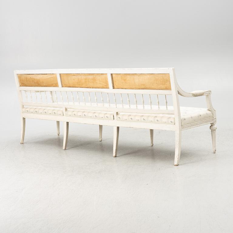 Soffa, Gustaviansk, 1700-talets slut.