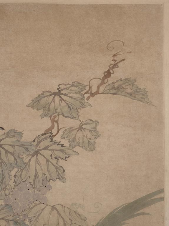 Cheng Hongshou (1768-1822), signed, ink and colour on paper.