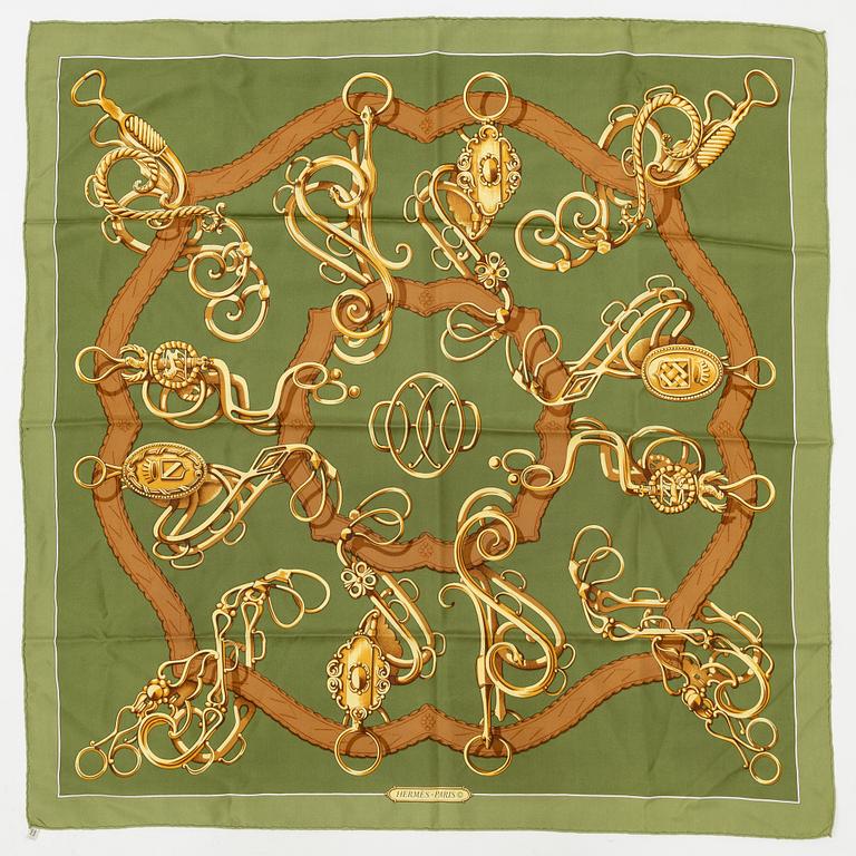 Hermès, scarf, "Profile Sellier".
