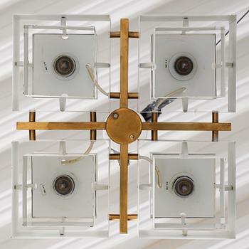 Hans-Agne Jakobsson, a ceiling light 'C769 4 P/Selectra', Hans Agne Jakobsson AB, Markaryd Sweden 1960-70s.