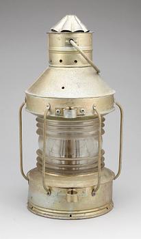 LANTERNA, glas och metall, 1900-tal.
