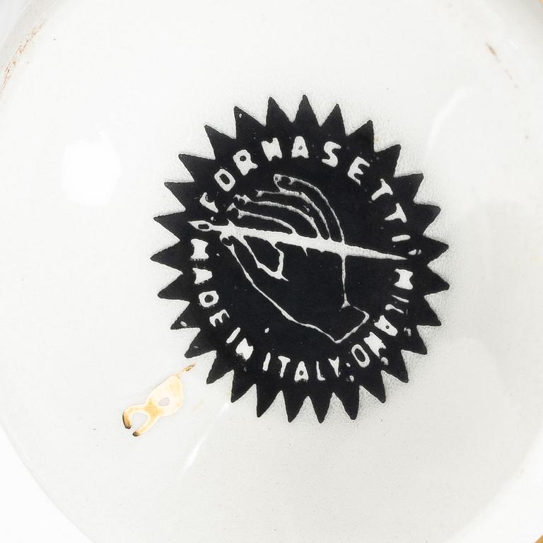 Piero Fornasetti, skålar, 6 st, Fornasetti, Milano, Italien.
