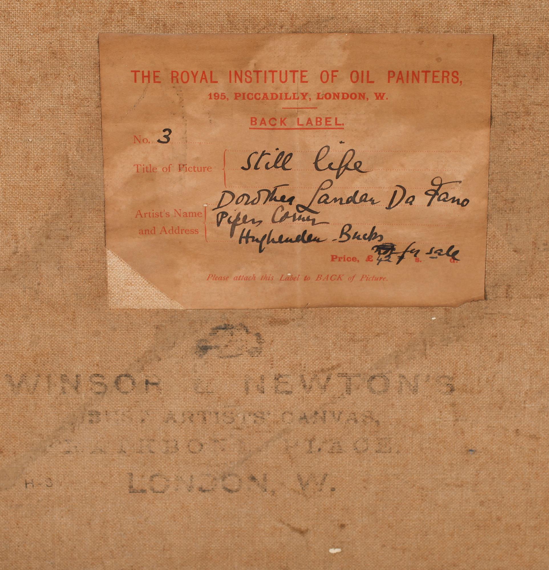 OKÄND KONSTNÄR, olja på duk, monogramsignerad Dl och daterad 1914.