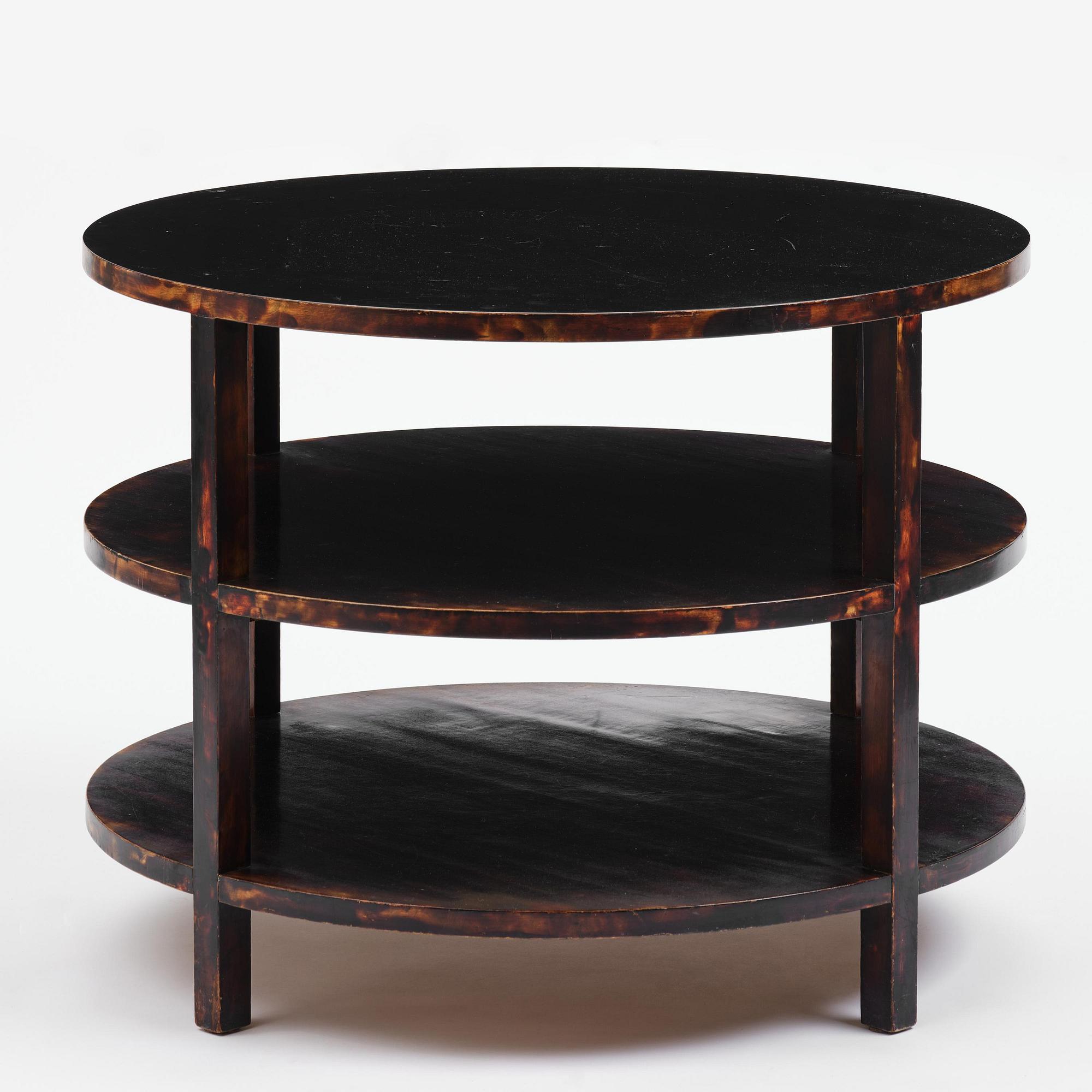 Björn Trägårdh, a rare coffee table model 158, Firma Svenskt Tenn, Stockholm, 1930s.