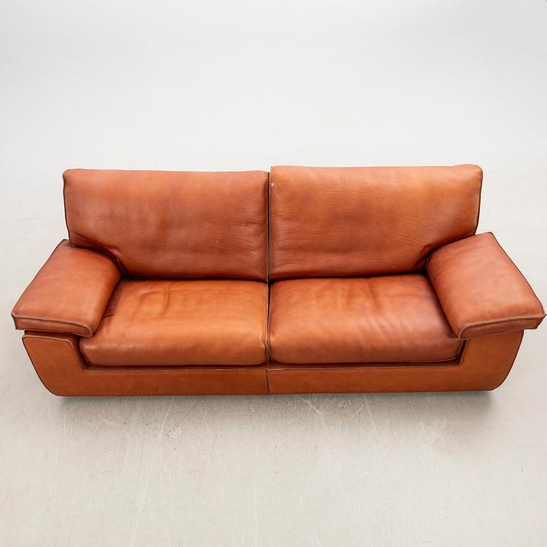 Sofa, leather, 21st century.
