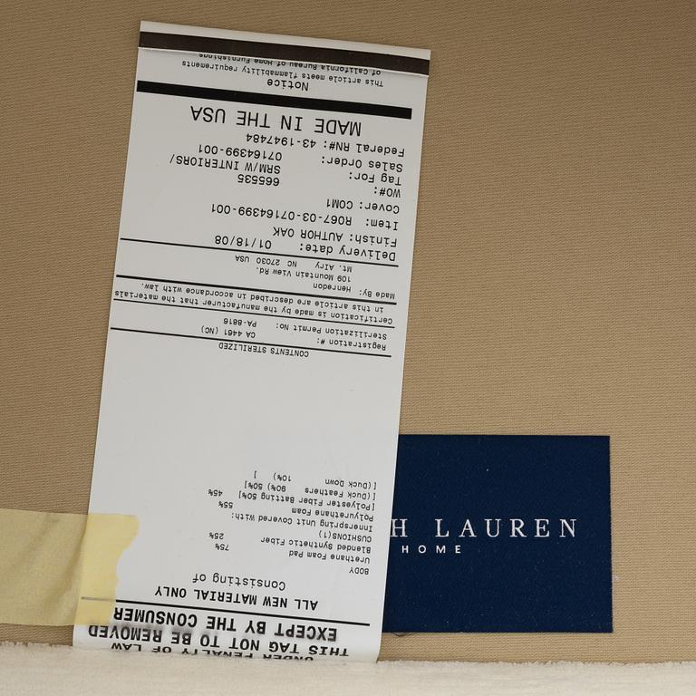 A pair of lounge chairs, Ralph Lauren Home. USA, contemporary.